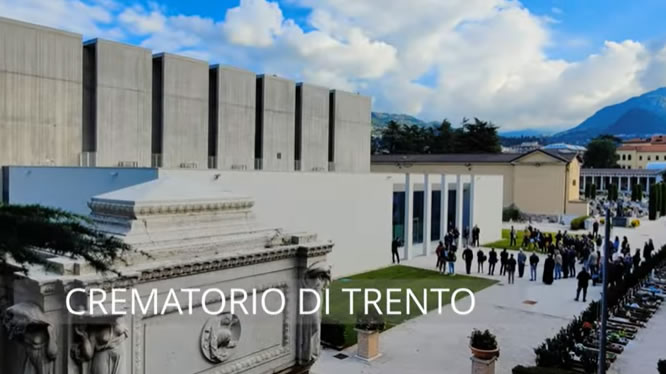 Nouveau crématoire de Trento construit par Ciroldi spa